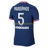 Original Fußballtrikot Paris Saint-Germain Marquinhos 5 Heimtrikot 2021-22 Für Herren